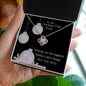To My Smoking Hot Wife Love Knot Necklace