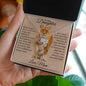 To My Daughter Love Knot Necklace Old Lioness