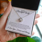 To My Beautiful Wife Love Knot Necklace | I Only Think Of You