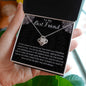 To My Best Friend Love Knot Necklace Christmas Gift For Friend