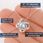 To My Soulmate Love Knot Necklace | You Nourish Me