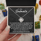 To My Soulmate Love Knot Necklace | You Make Me A Better Person
