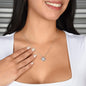 To My Beautiful Daughter Love Knot Necklace | I Am Here For You Always & Forever