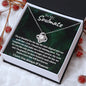 To My Soulmate Love Knot Necklace | You Make Me A Better Person