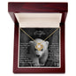 To My Daughter Love Knot Necklace