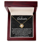 To My Soulmate Love Knot Necklace | You Make Me A Better Person