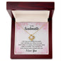 To My Soulmate Love Knot Necklace | You Nourish Me