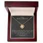 To My Soulmate Love Knot Necklace | I Love You Forever And Always