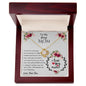 To My Loving Mom Love Knot Necklace | I Will Always Be Your Little Boy