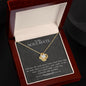 To My Soulmate Love Knot Necklace | I Love You Forever And Always