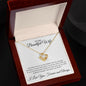 To My Beautiful Wife Love Knot Necklace | I Only Think Of You