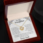 To My Daughter Love Knot Necklace