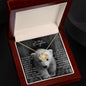 To My Daughter Love Knot Necklace