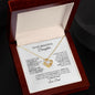To My Beautiful Daughter Love Knot Necklace