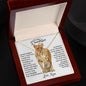 To My Daughter Love Knot Necklace | Never Forget That I Love You