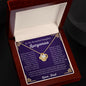 To My Beautiful Daughter Lucyonaa Love Knot Necklace | Never Forget That I Love You | Love, Dad