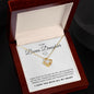 To My Bonus Daughter Love Knot Necklace