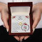 To My Loving Mom Love Knot Necklace | I Will Always Be Your Little Boy
