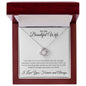 To My Beautiful Wife Love Knot Necklace | I Only Think Of You