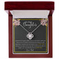 To My Daughter Love Knot Necklace Gift For Daughter From Dad Daughter Birthday Gift