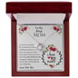 To My Loving Mom Love Knot Necklace | I Will Always Be Your Little Boy