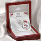 To My Loving Mom Love Knot Necklace | I Will Always Be Your Little Boy