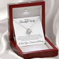 To My Beautiful Wife Love Knot Necklace | I Only Think Of You