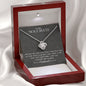 To My Soulmate Love Knot Necklace | I Love You Forever And Always