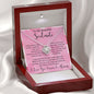 To My Beautiful Soulmate Love Knot Necklace | I Can't Live Without You