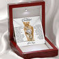 To My Daughter Love Knot Necklace | Never Forget That I Love You