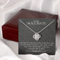 To My Soulmate Love Knot Necklace | I Love You Forever And Always