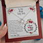 To My Loving Mom Love Knot Necklace | I Will Always Be Your Little Boy