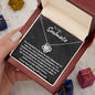 To My Soulmate Love Knot Necklace | You Make Me A Better Person