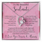 To My Beautiful Soulmate Forever Love Necklace | I Can't Live Without You