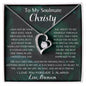 To My Soulmate Christy Forever Love Necklace | I Found My Missing Piece