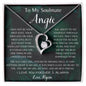 To My Soulmate Angie Forever Love Necklace | I Found My Missing Piece | Love, Ryan