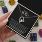 To My Wife Forever Love Necklace | Having You Is What I Live For