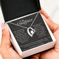 To My Daughter Forever Love Necklace | Never Give Up