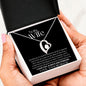 To My Wife Forever Love Necklace | Having You Is What I Live For