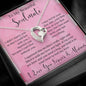 To My Beautiful Soulmate Forever Love Necklace | I Can't Live Without You