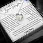 To My Bonus Daughter Forever Love Necklace | Family Isn't Always Blood