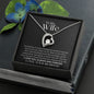 To My Wife Forever Love Necklace | Having You Is What I Live For