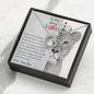 To My Loving Mom Forever Love Necklace | No Way I can Pay You Back
