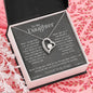 To My Daughter Forever Love Necklace | Never Give Up