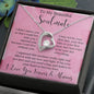 To My Beautiful Soulmate Forever Love Necklace | I Can't Live Without You