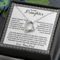 To My Daughter Forever Love Necklace | Never Forget That I Love You | Love, Dad