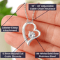 To My Beautiful Wife Forever Love Necklace | I May Not Be Your First Date
