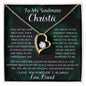 To My Soulmate Christie Forever Love Necklace | I Found My Missing Piece