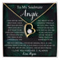 To My Soulmate Angie Forever Love Necklace | I Found My Missing Piece | Love, Ryan