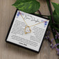 To My Bonus Daughter Forever Love Necklace | Family Isn't Always Blood